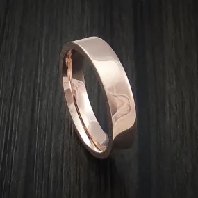 14K Rose Gold Classic Style Wedding Men's Band Custom Made