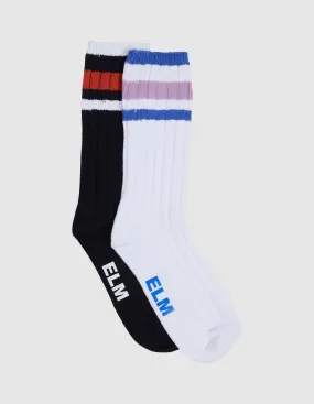 2 Pack Collegiate Boot Socks
