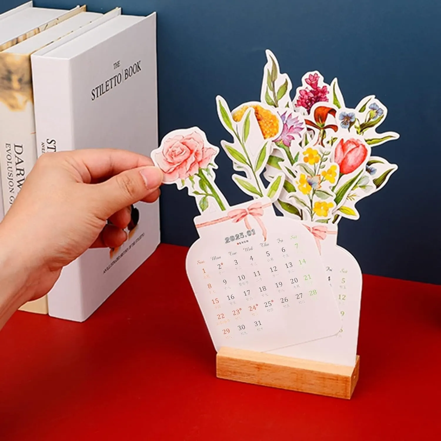2025 Bloomy Flowers Desk Calendar-Buy 2 Get Free Shipping