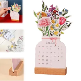 2025 Bloomy Flowers Desk Calendar-Buy 2 Get Free Shipping