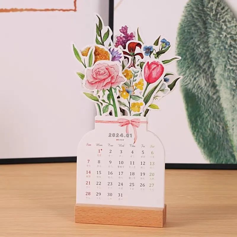 2025 Bloomy Flowers Desk Calendar-Buy 2 Get Free Shipping