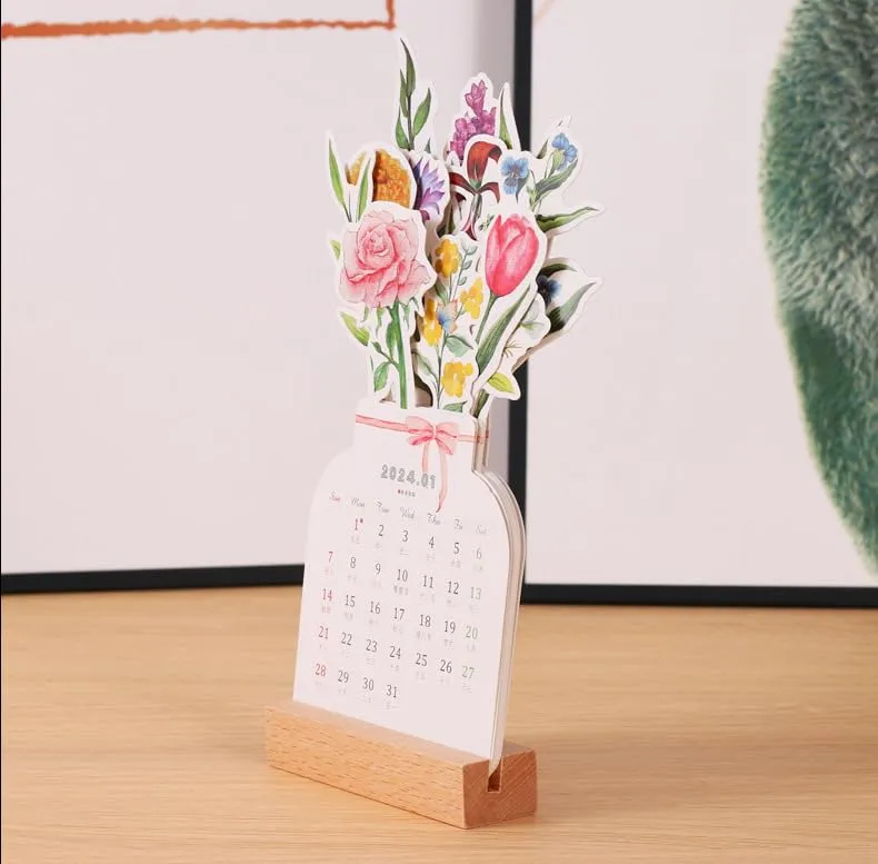 2025 Bloomy Flowers Desk Calendar-Buy 2 Get Free Shipping