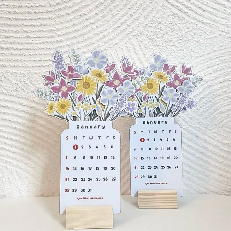 2025 Bloomy Flowers Desk Calendar-Buy 2 Get Free Shipping