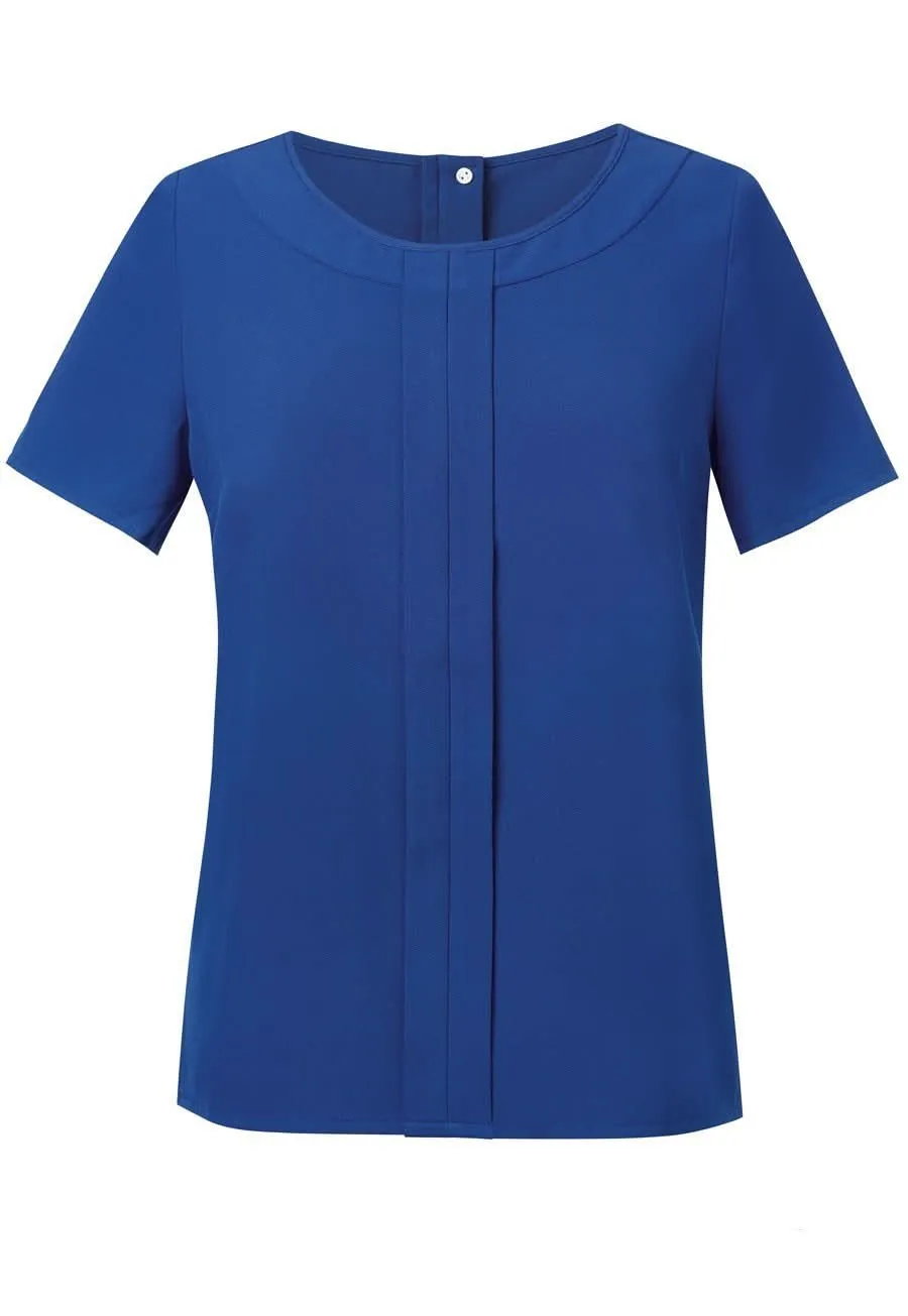 2280 - Verona Plain Crepe de Chine Blouse