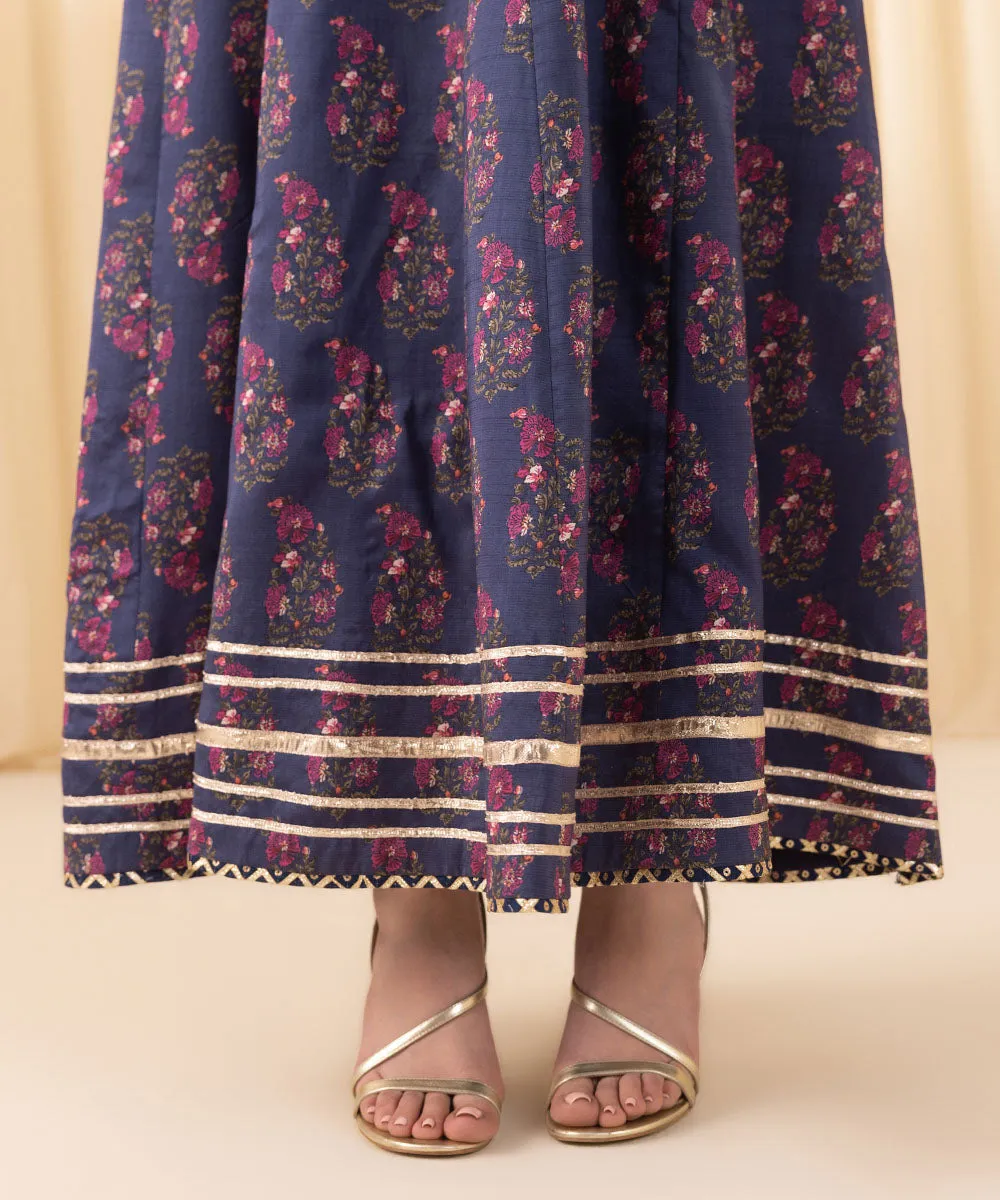 3 Piece - Embroidered Silk Suit