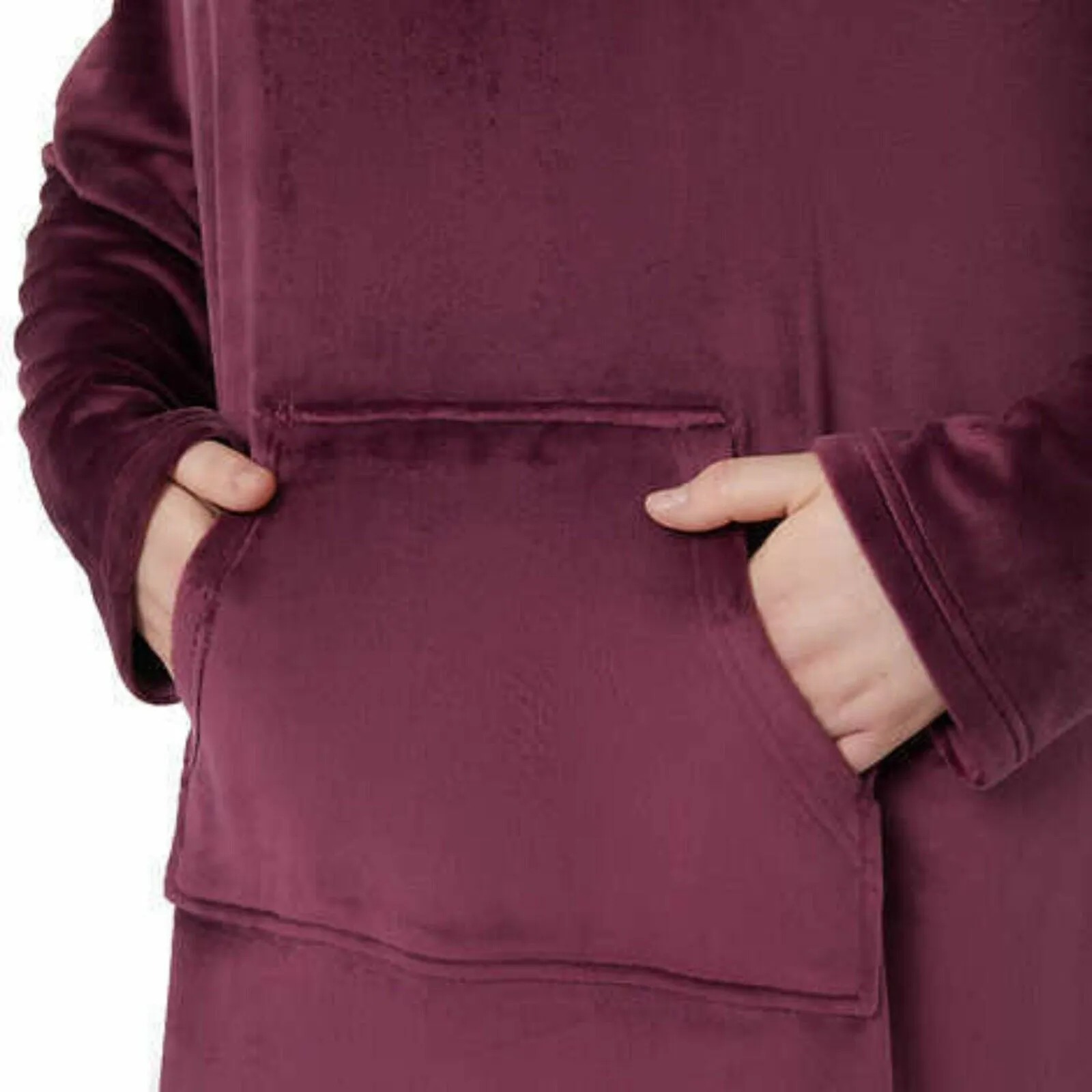 32 Degrees Women's Super Soft Velour Relaxed Fit Hooded Lounger