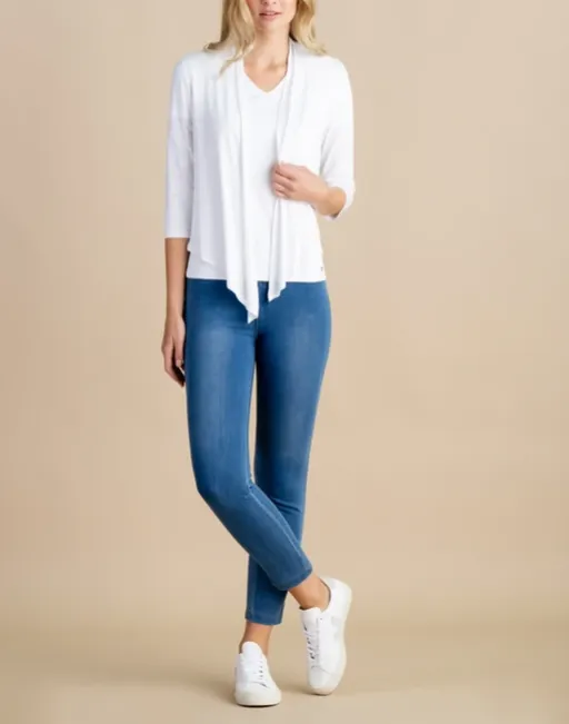 3/4 Sleeve Open Cardi