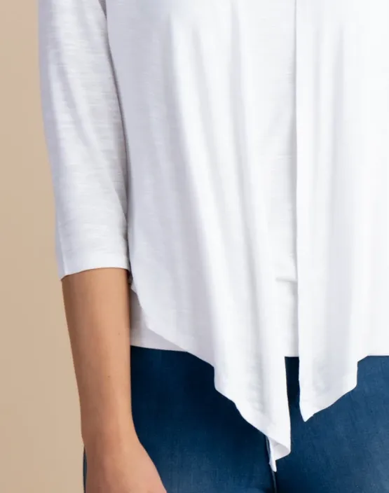 3/4 Sleeve Open Cardi