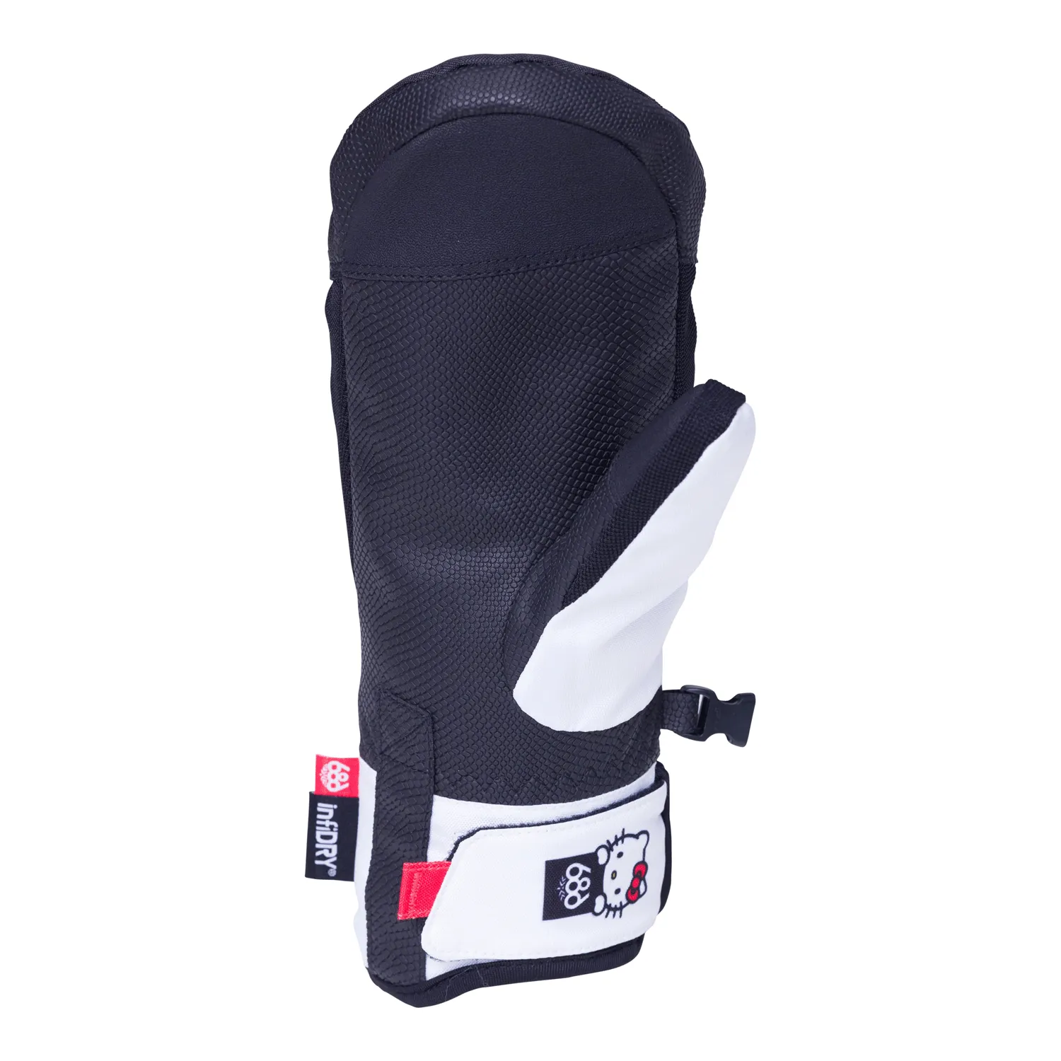 686 Women's Revel Mitt Hello Kitty White