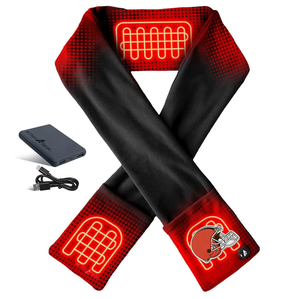 ActionHeat Cleveland Browns 5V Battery Heated Scarf