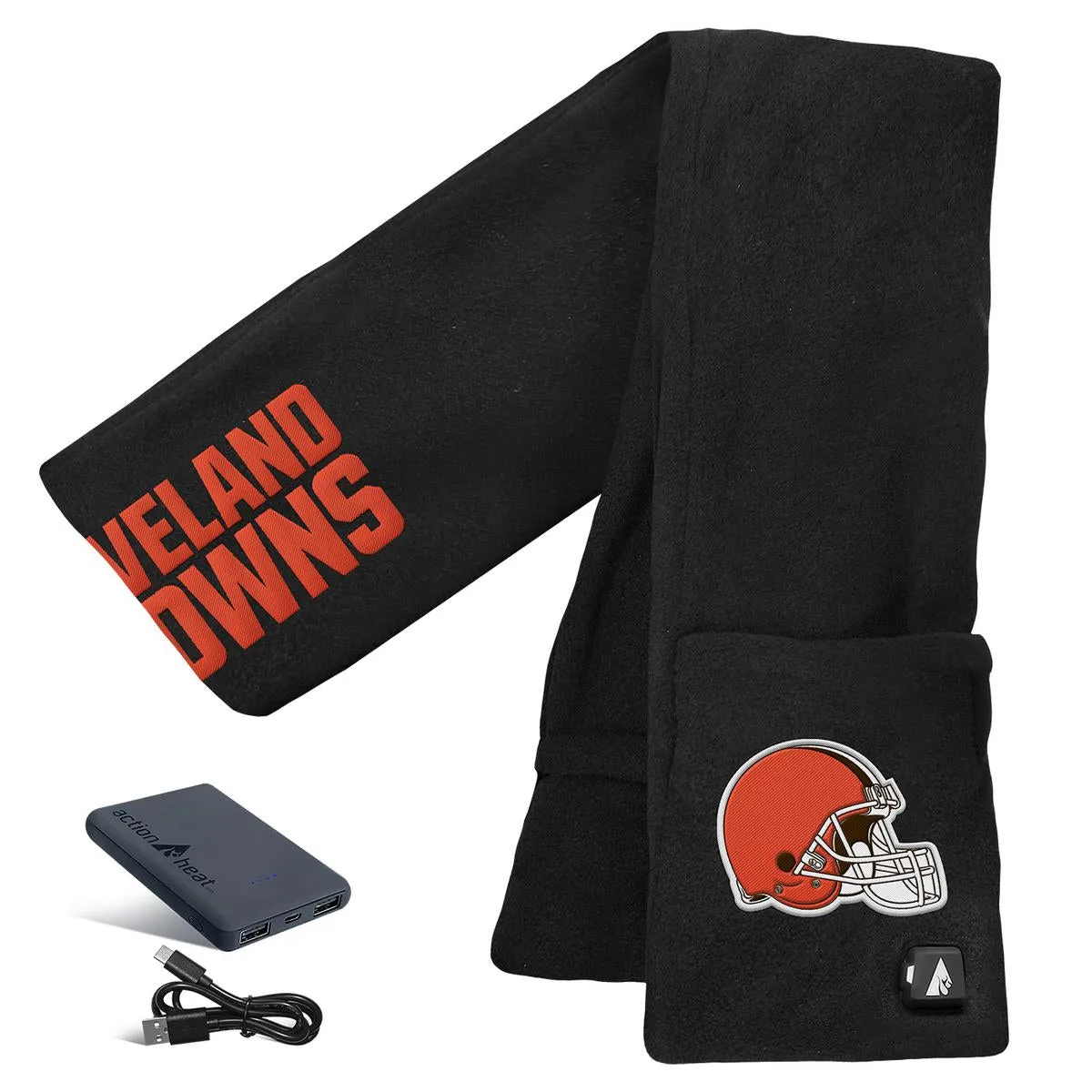 ActionHeat Cleveland Browns 5V Battery Heated Scarf