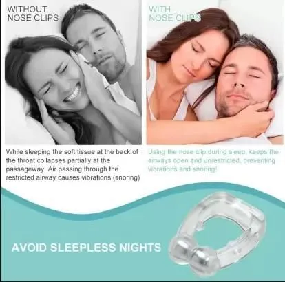 Anti Snoring Magnetic Nose Clip - Buy 1 Get 1 Free