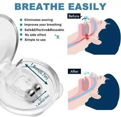 Anti Snoring Magnetic Nose Clip - Buy 1 Get 1 Free