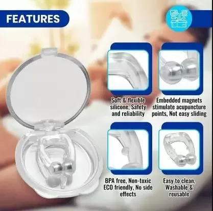 Anti Snoring Magnetic Nose Clip - Buy 1 Get 1 Free