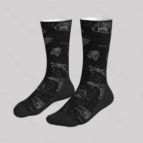 AT AT Starry Sky Men's Socks