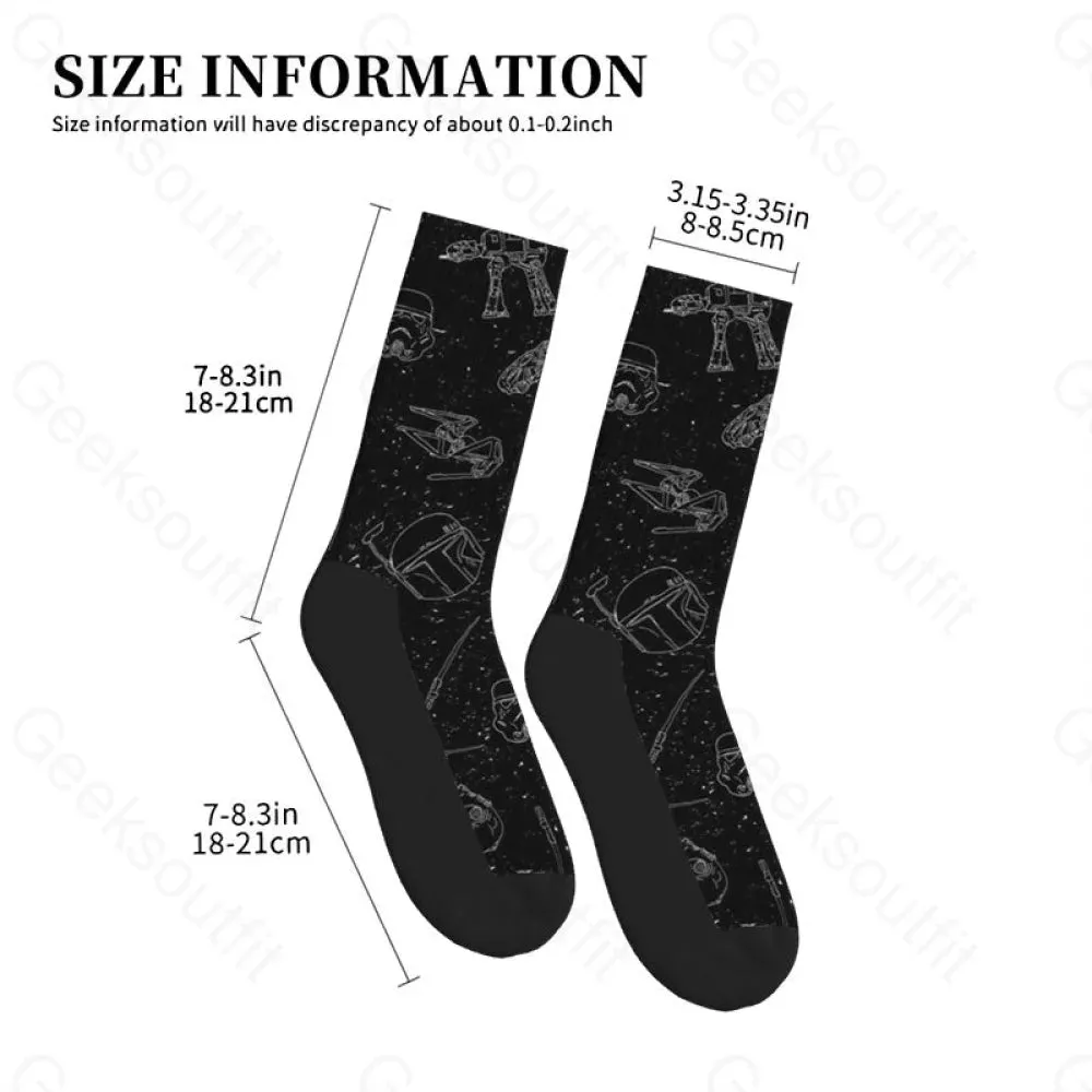 AT AT Starry Sky Men's Socks