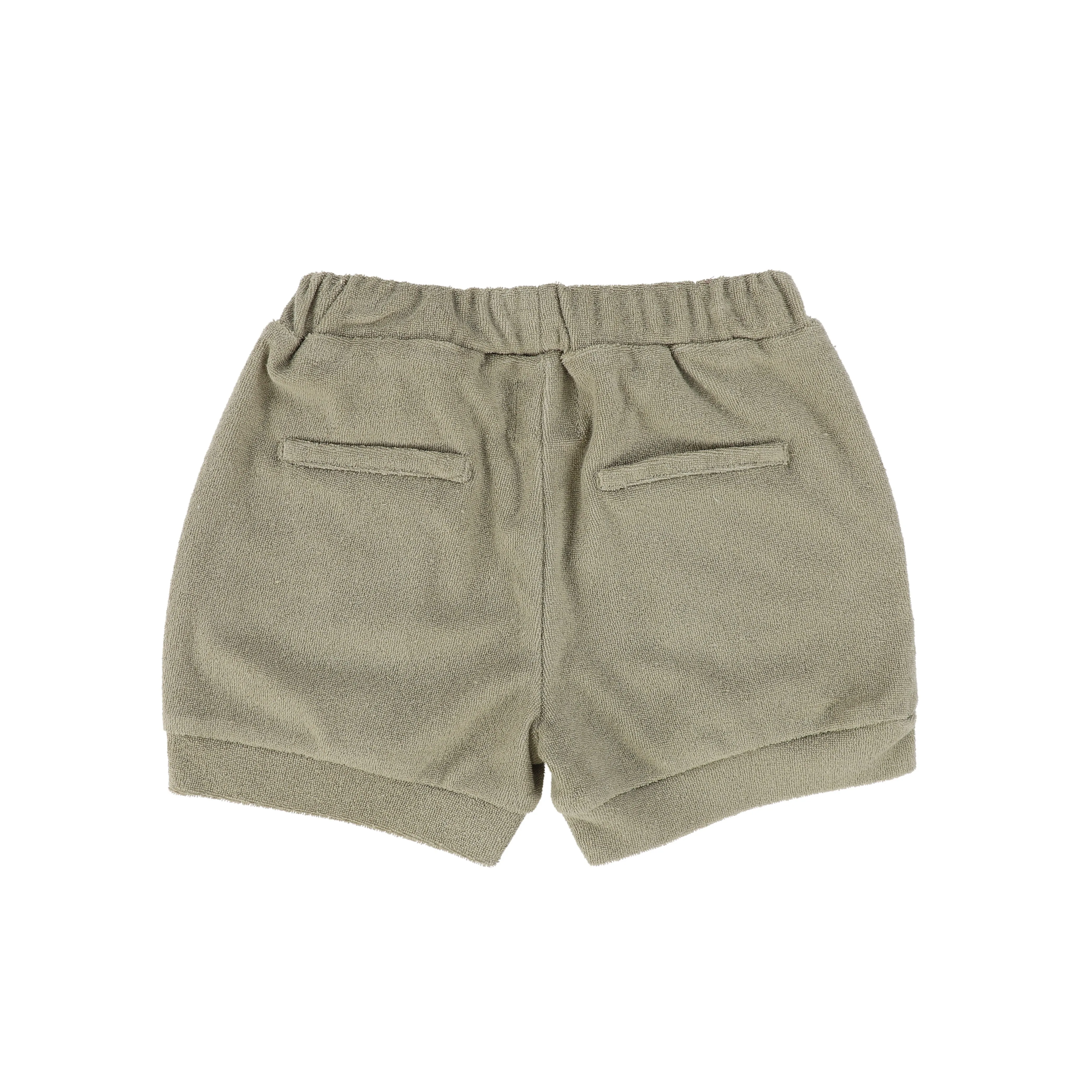 BAMBOO GREEN TERRY SHORTS [FINAL SALE]