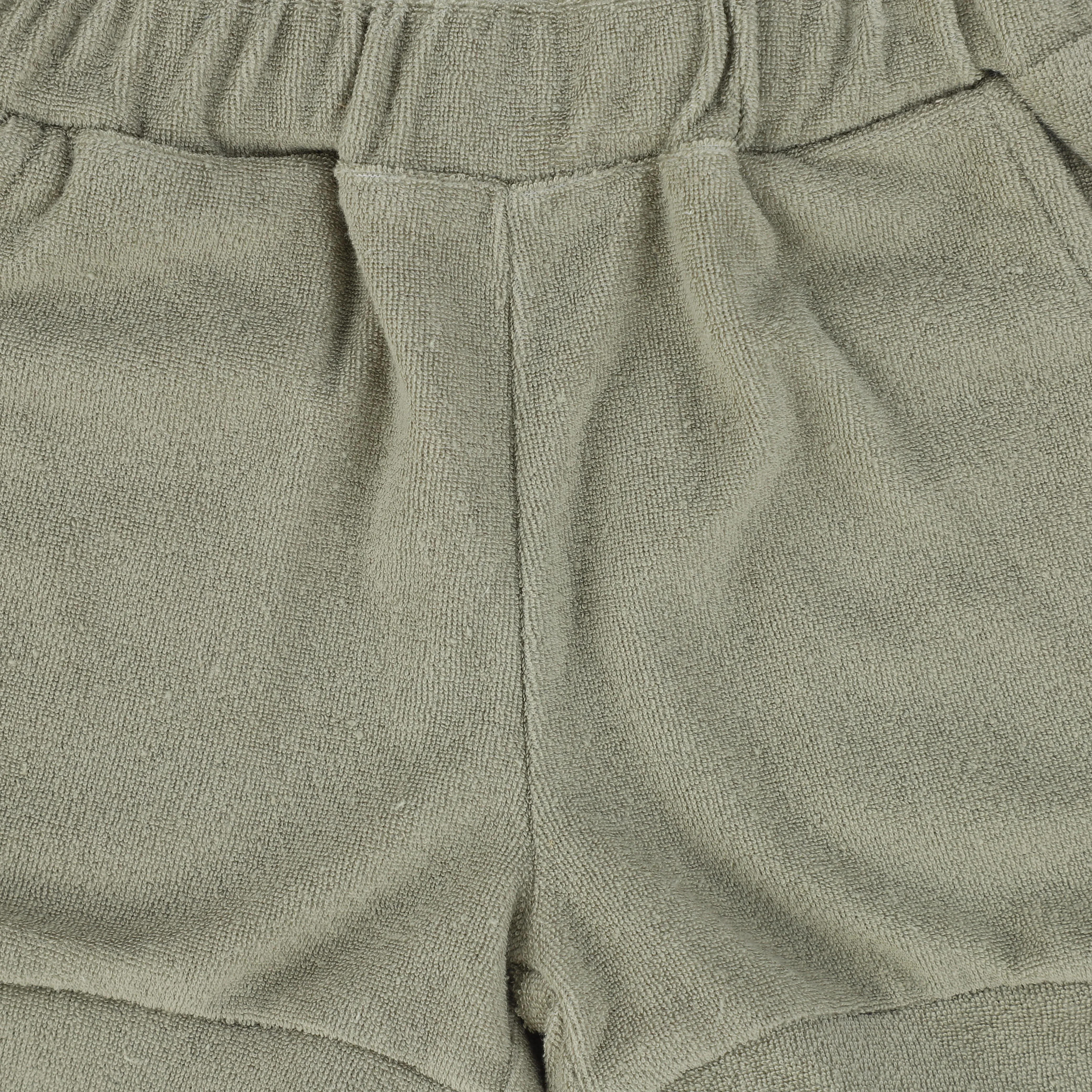 BAMBOO GREEN TERRY SHORTS [FINAL SALE]