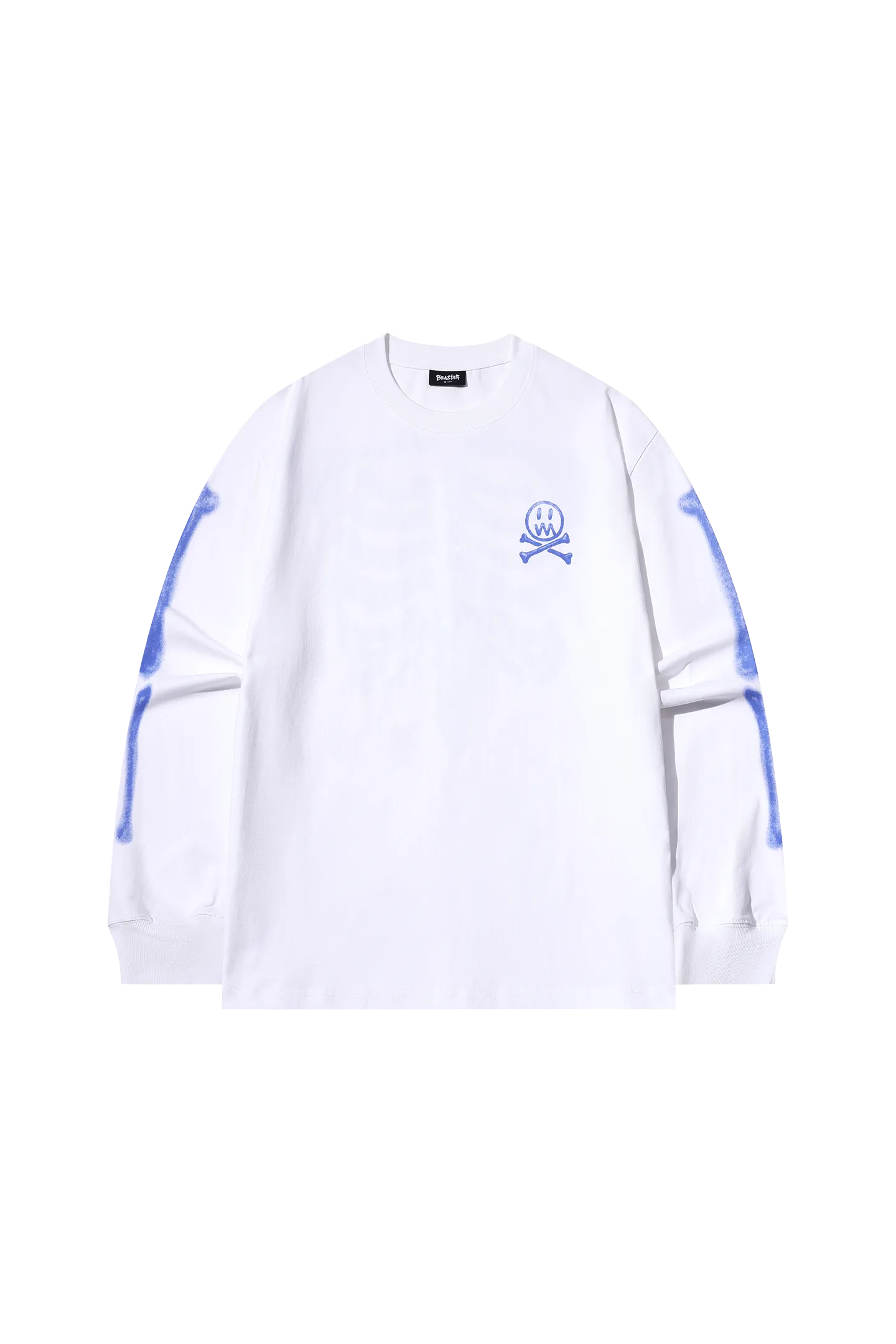 BEASTER Ghost Face Fun Print Casual Sweatshirt