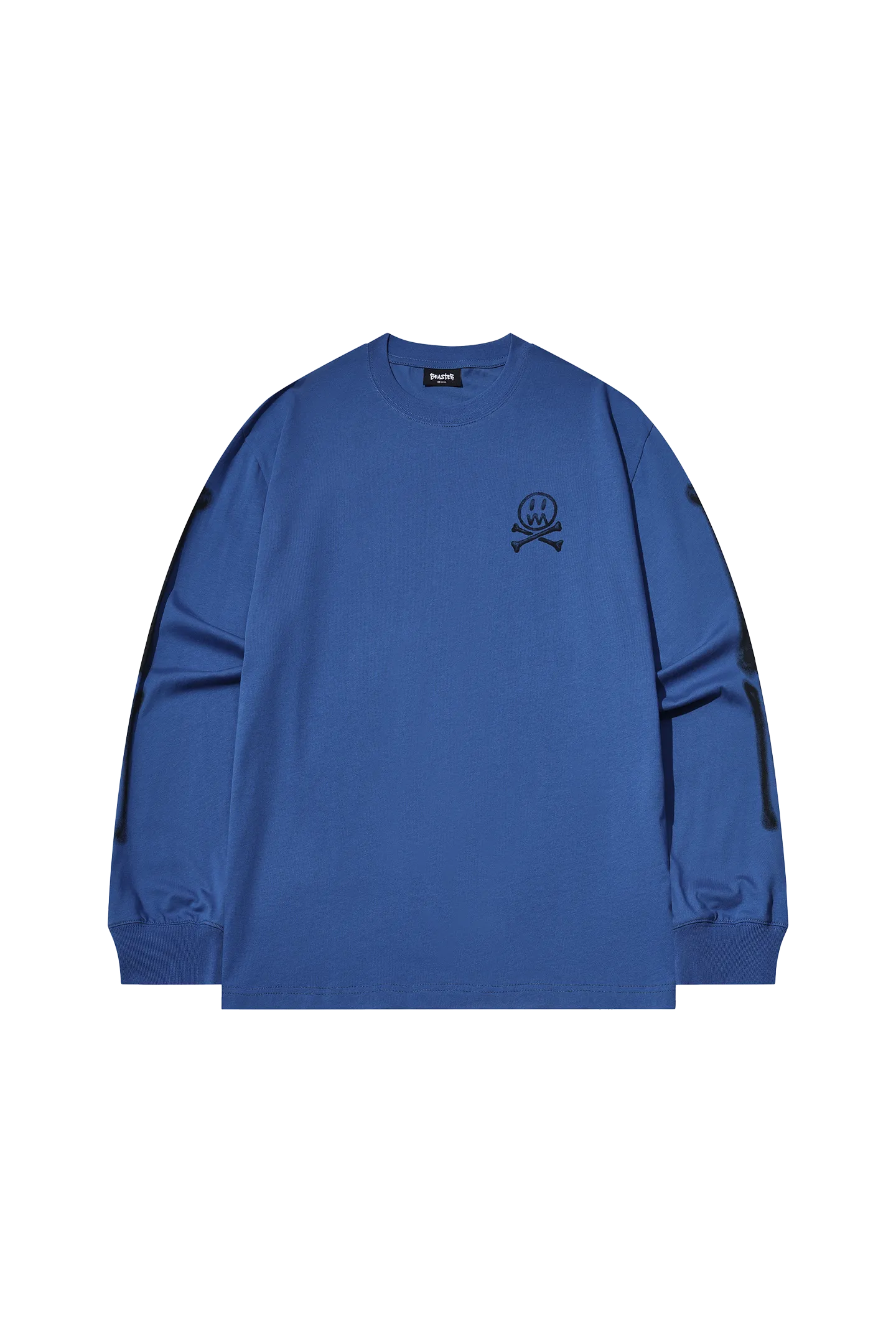 BEASTER Ghost Face Fun Print Casual Sweatshirt