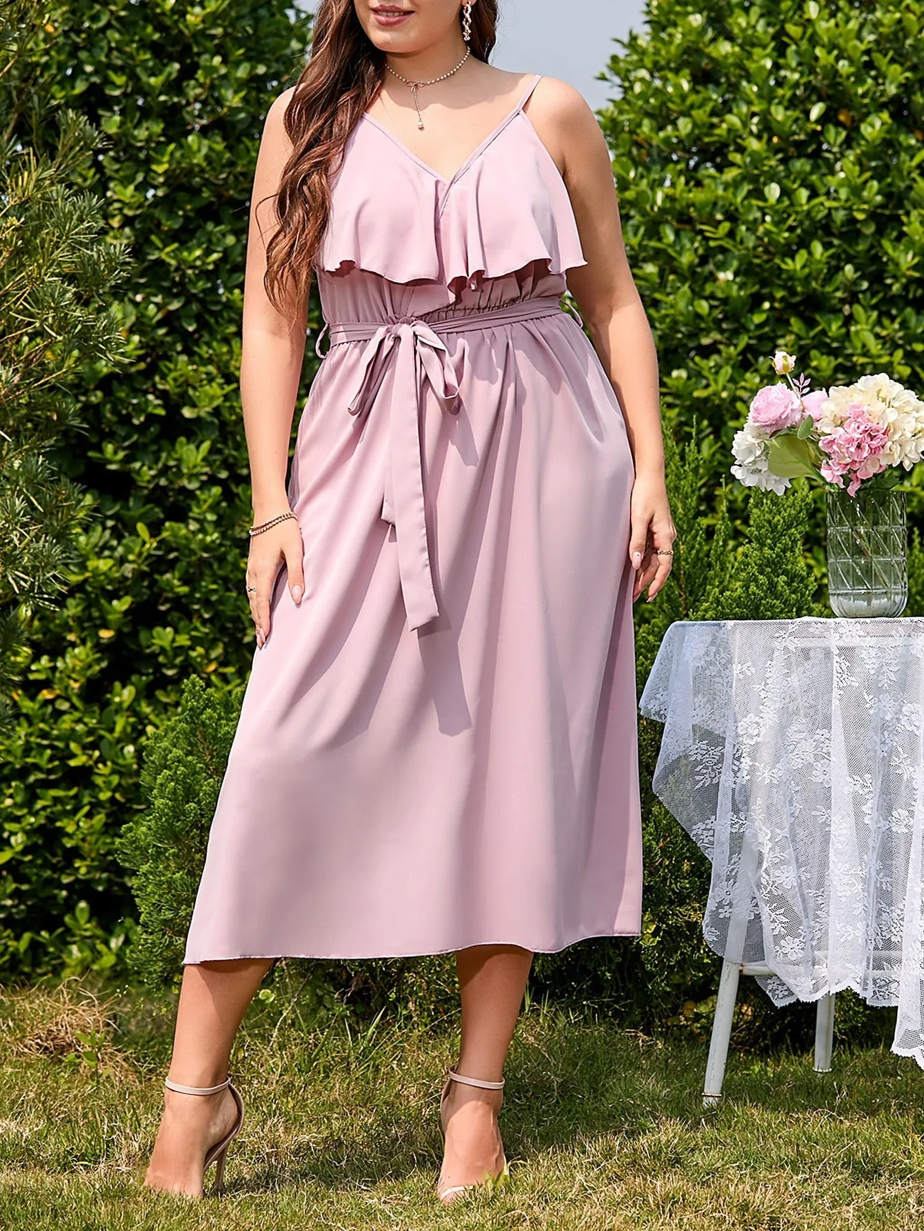 BerriesJam - 2024 Plus Size Wedding Guest Long Elegant Party Maxi Dress