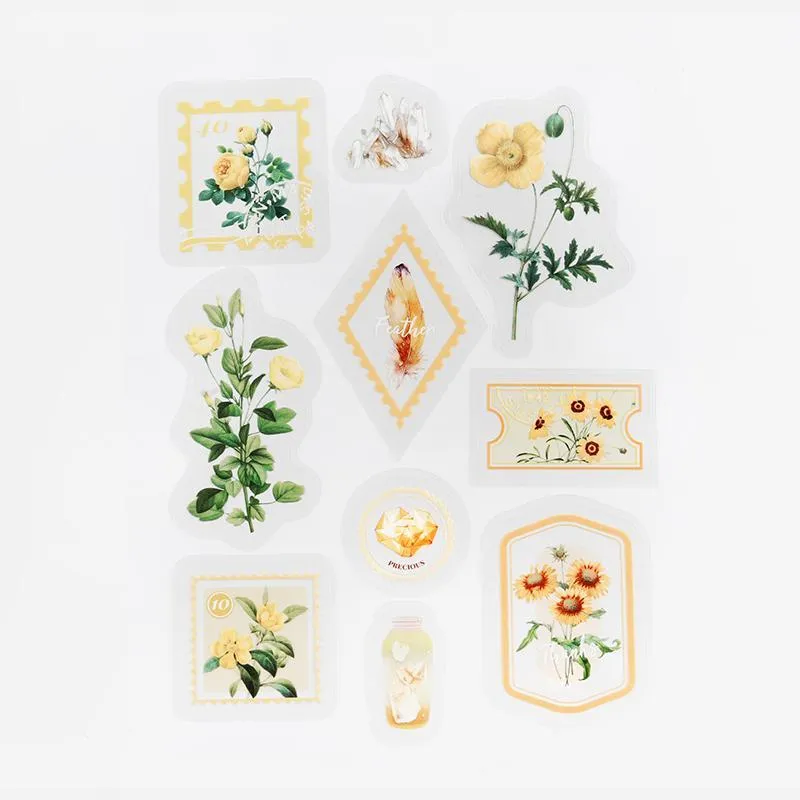 BGM Yellow Garden Post Office Clear Seal
