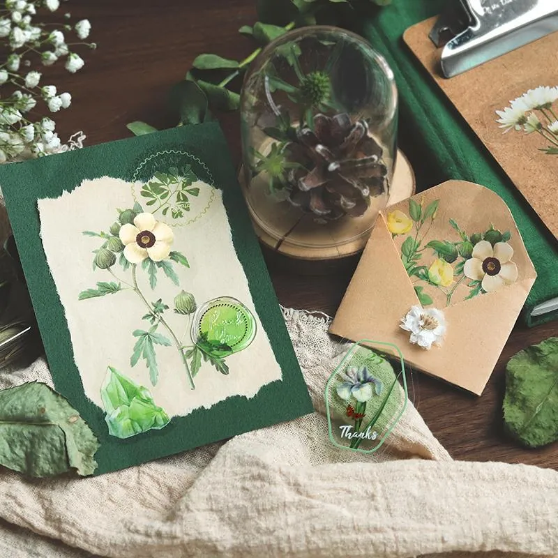 BGM Yellow Garden Post Office Clear Seal