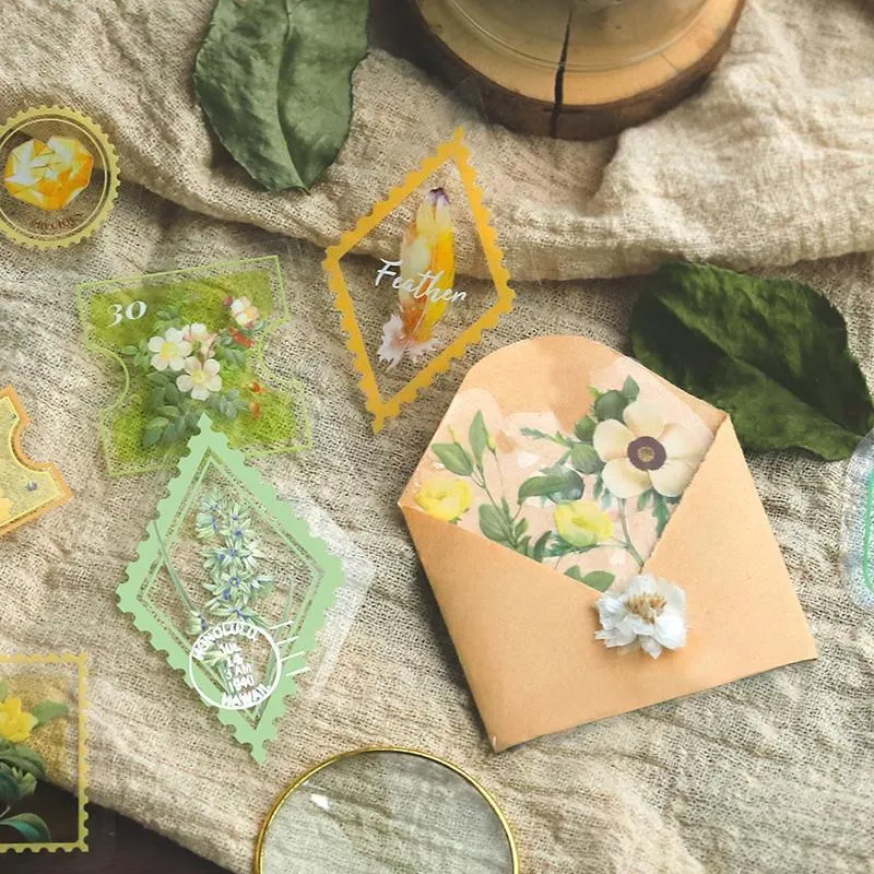 BGM Yellow Garden Post Office Clear Seal