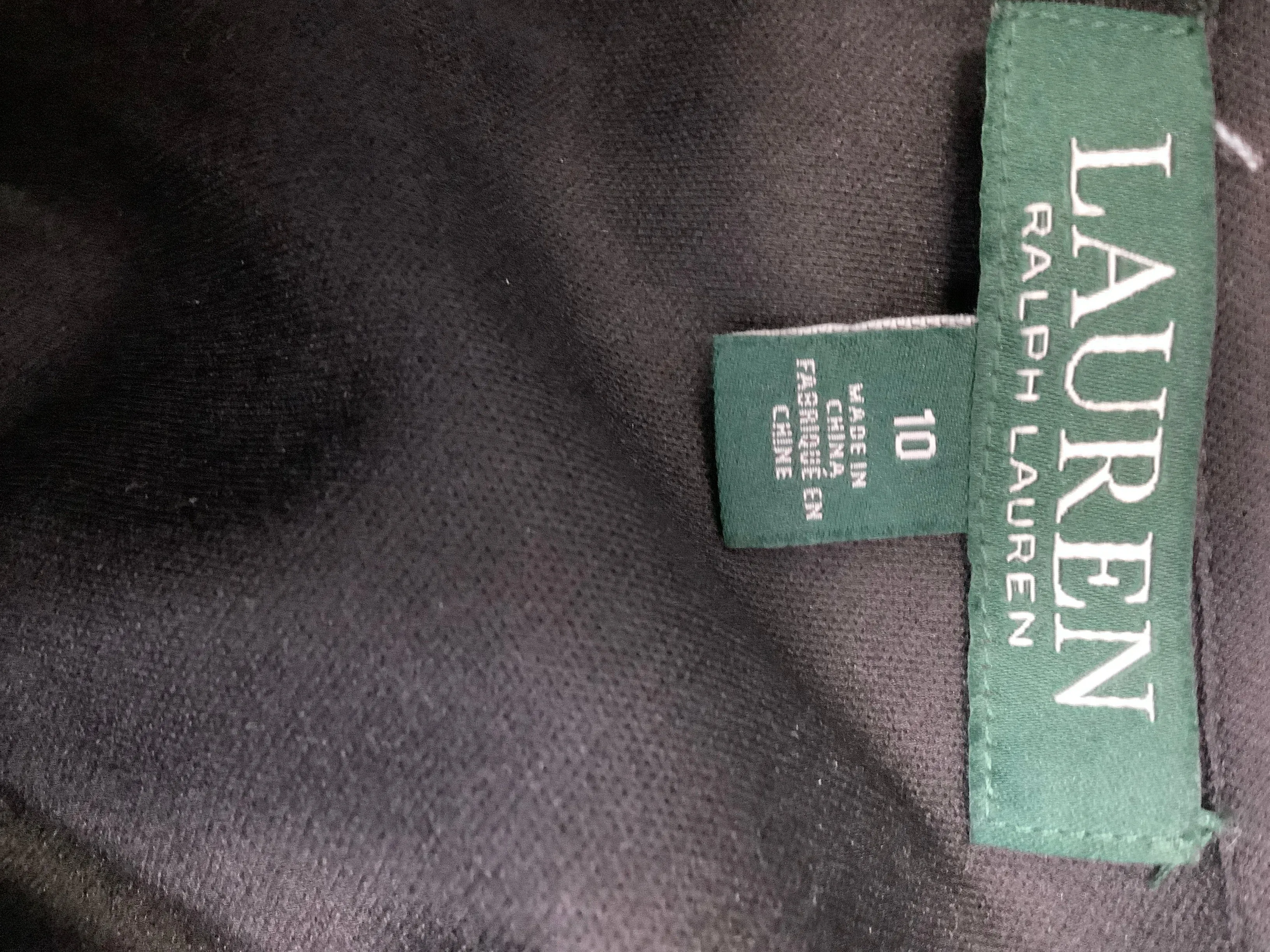 Black Dress Casual Maxi Polo Ralph Lauren, Size 10