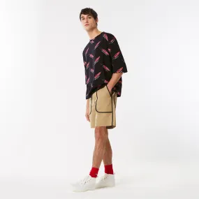 Black Lined Shorts