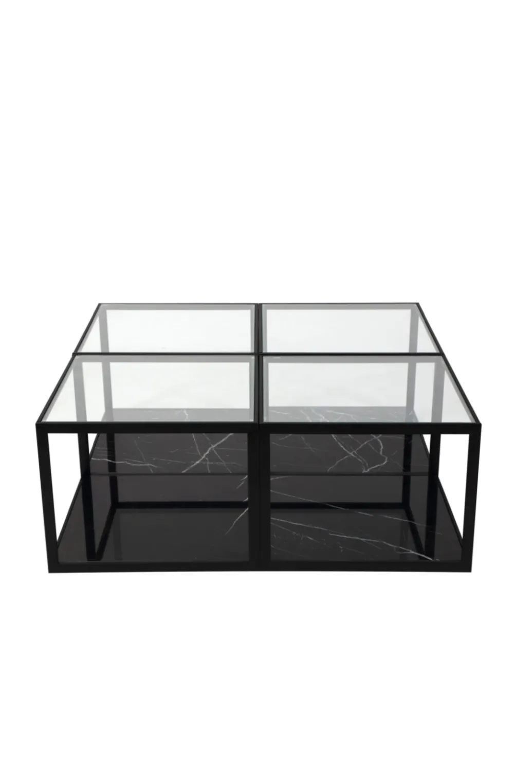 Black Marble Coffee Table Set | Liang & Eimil Tamon