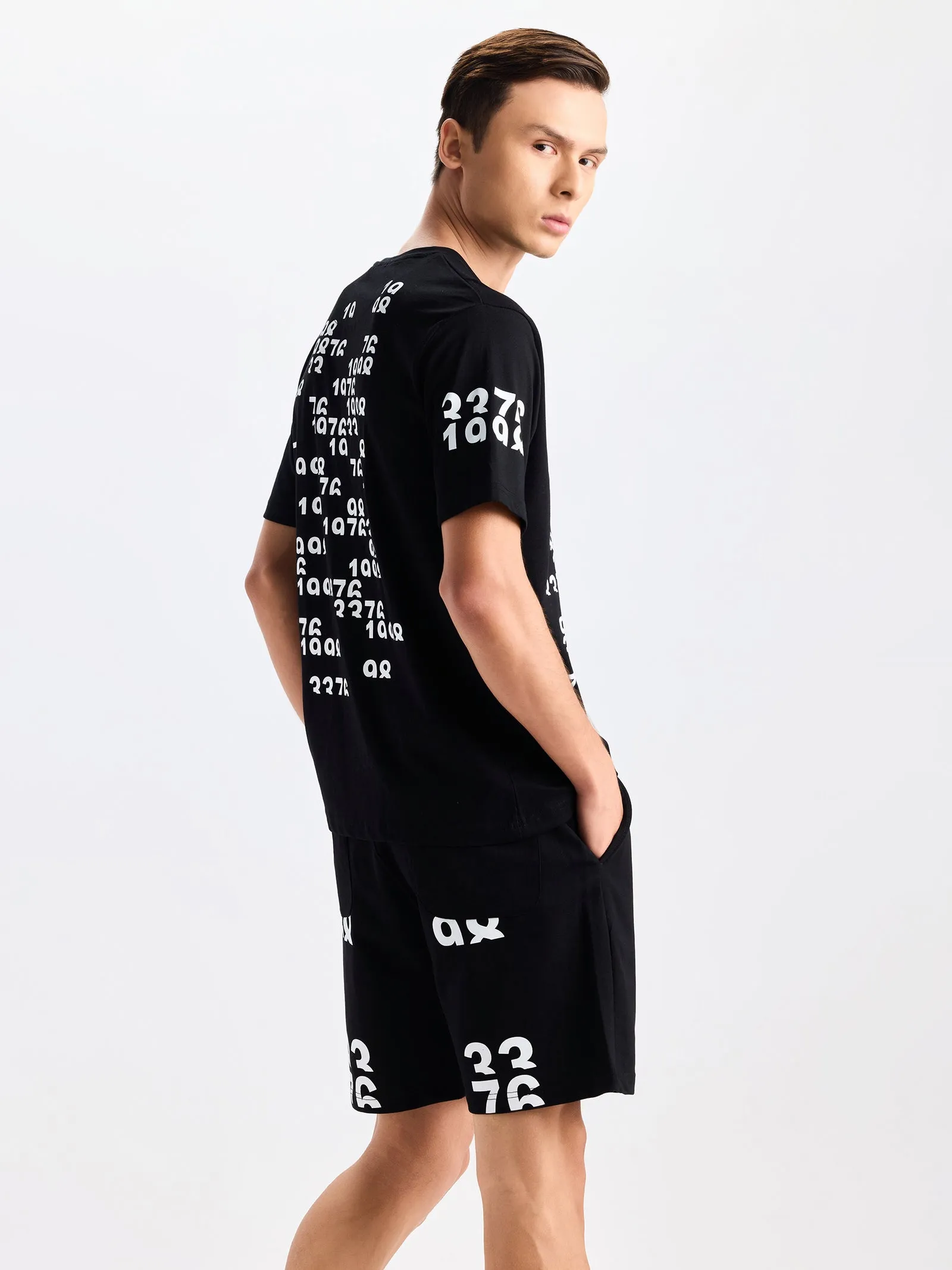 Black Relax Fit Co-Ords