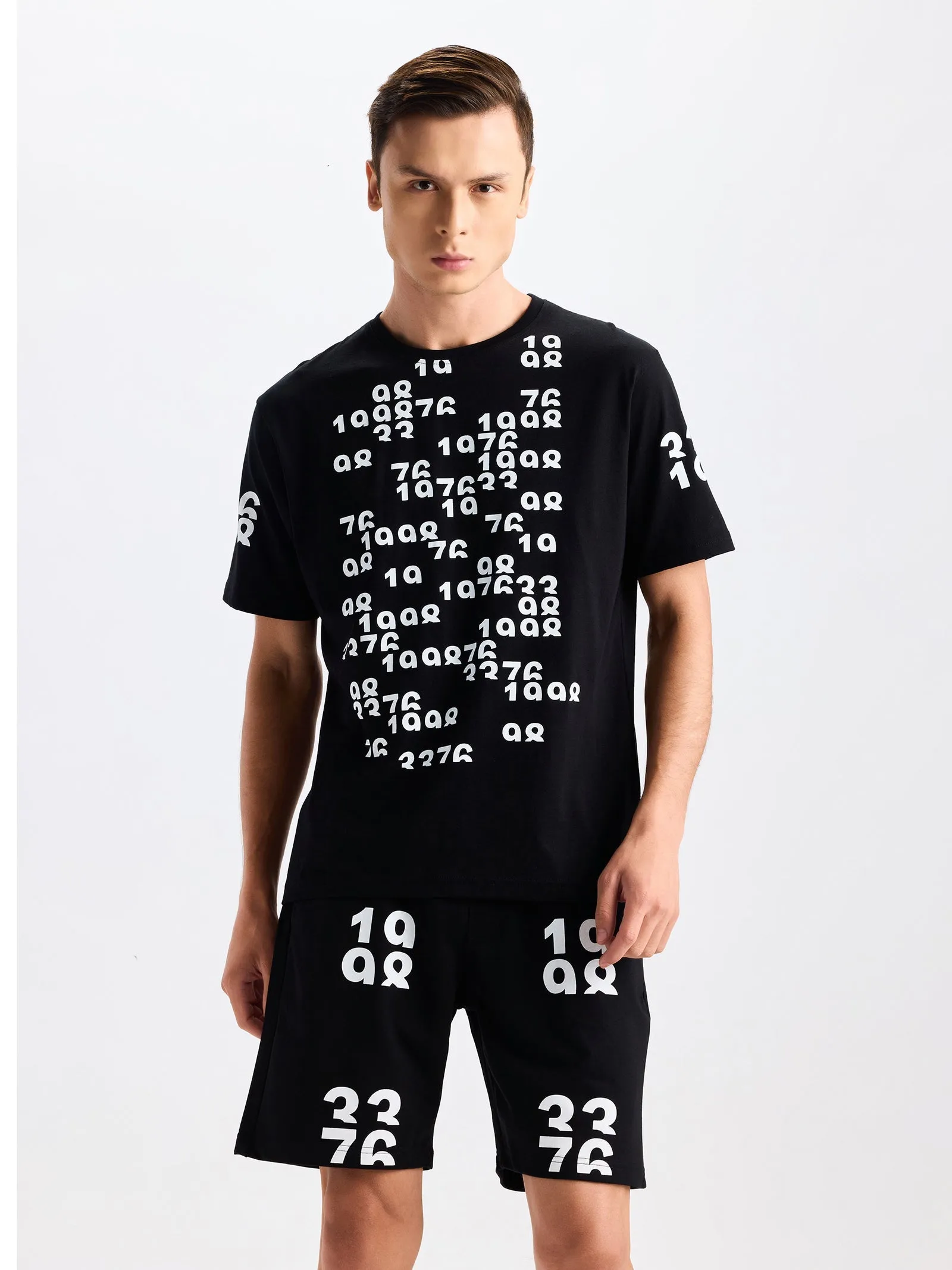 Black Relax Fit Co-Ords