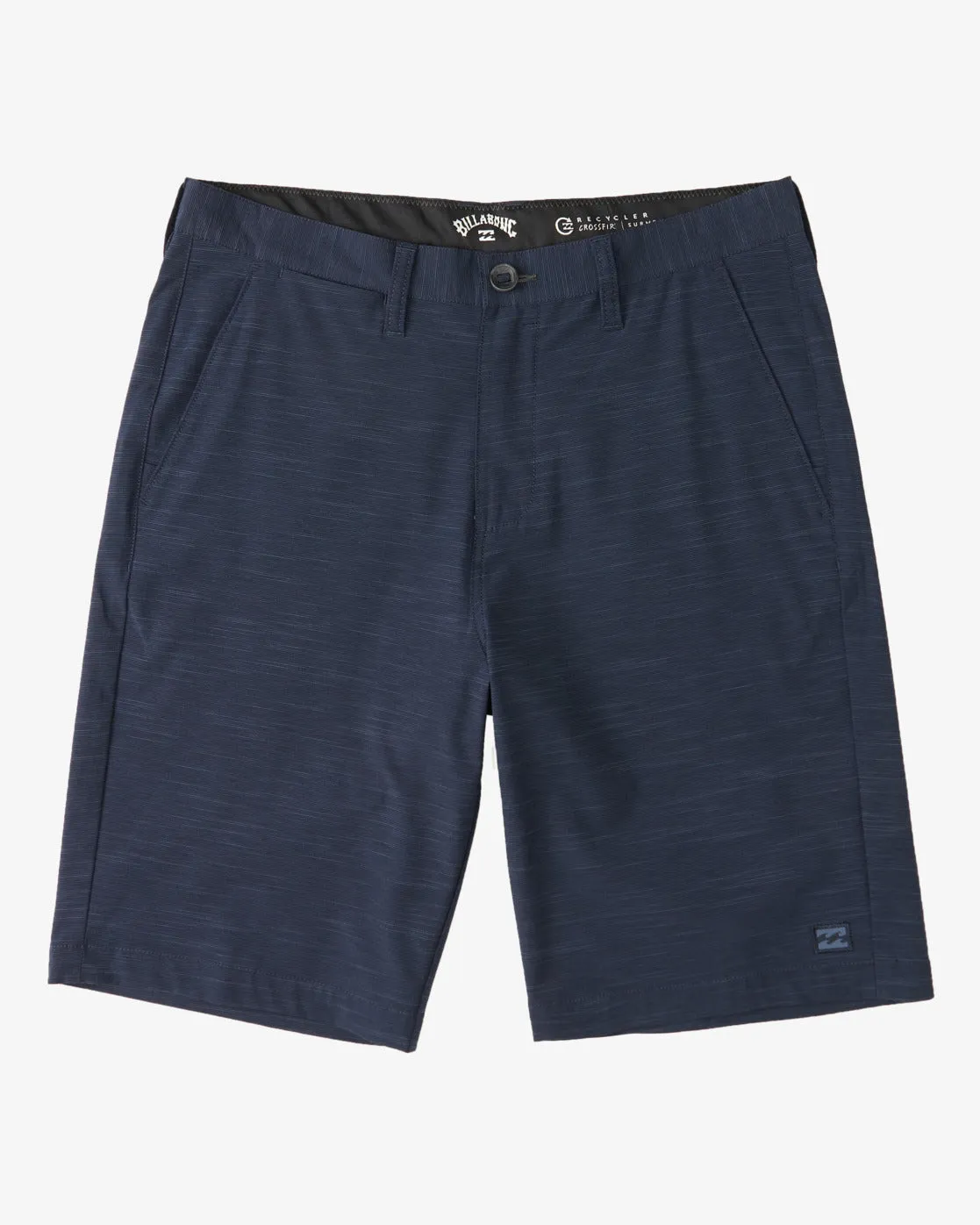 Boy's Crossfire Slub Shorts 18" - Navy Blue