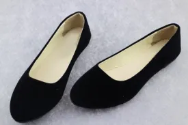 Candy Colored Velvet Flats