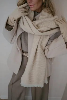 Capitali scarf I Beige