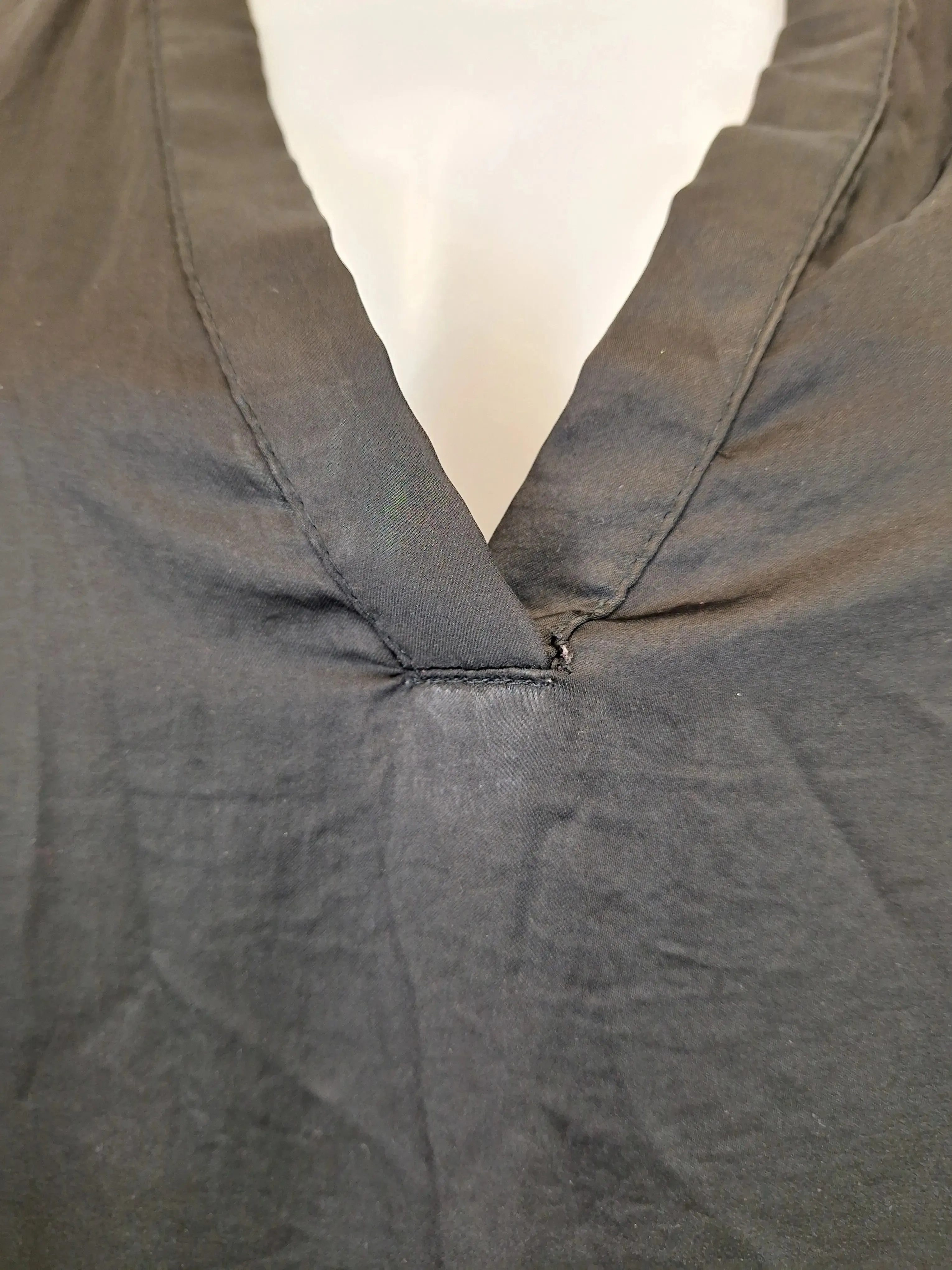 Carolina Elegant Satin Puff Sleeve Maxi Dress Size S