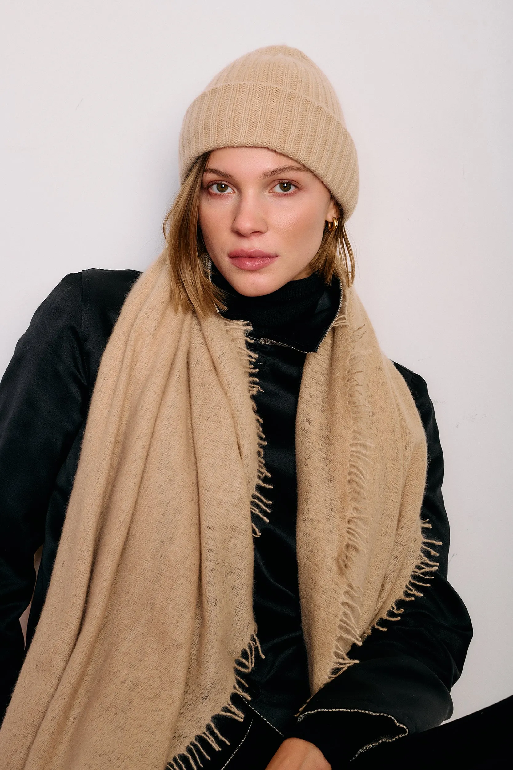 Cashmere Felted Stole