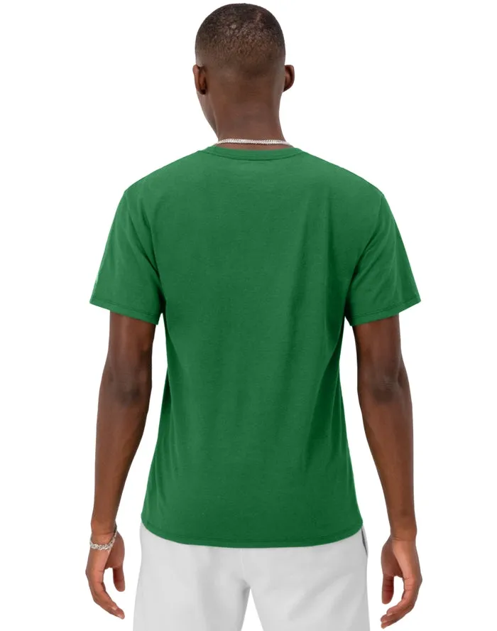Champion Classic Tee, Embroidered C Logo Road Sign Green T0223 A9MC