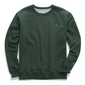 Champion Powerblend Fleece Crew C Logo Dark Green S0888 407D55 014