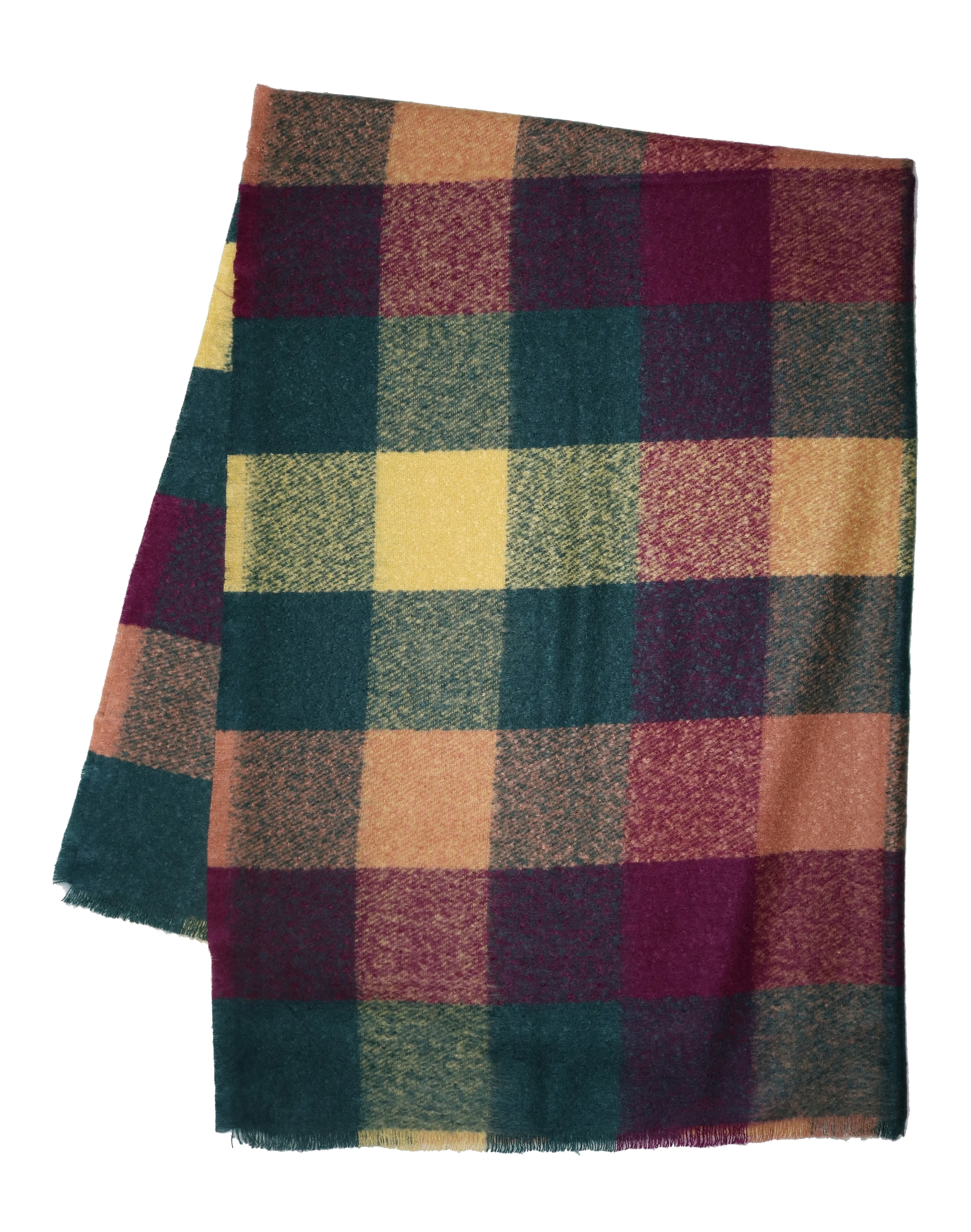 Color Block Boucle Cashmink Throw