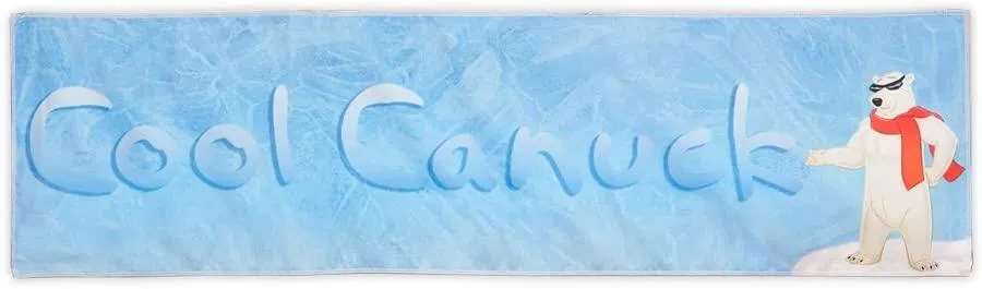 Cool Canuck Cooling Towel. White