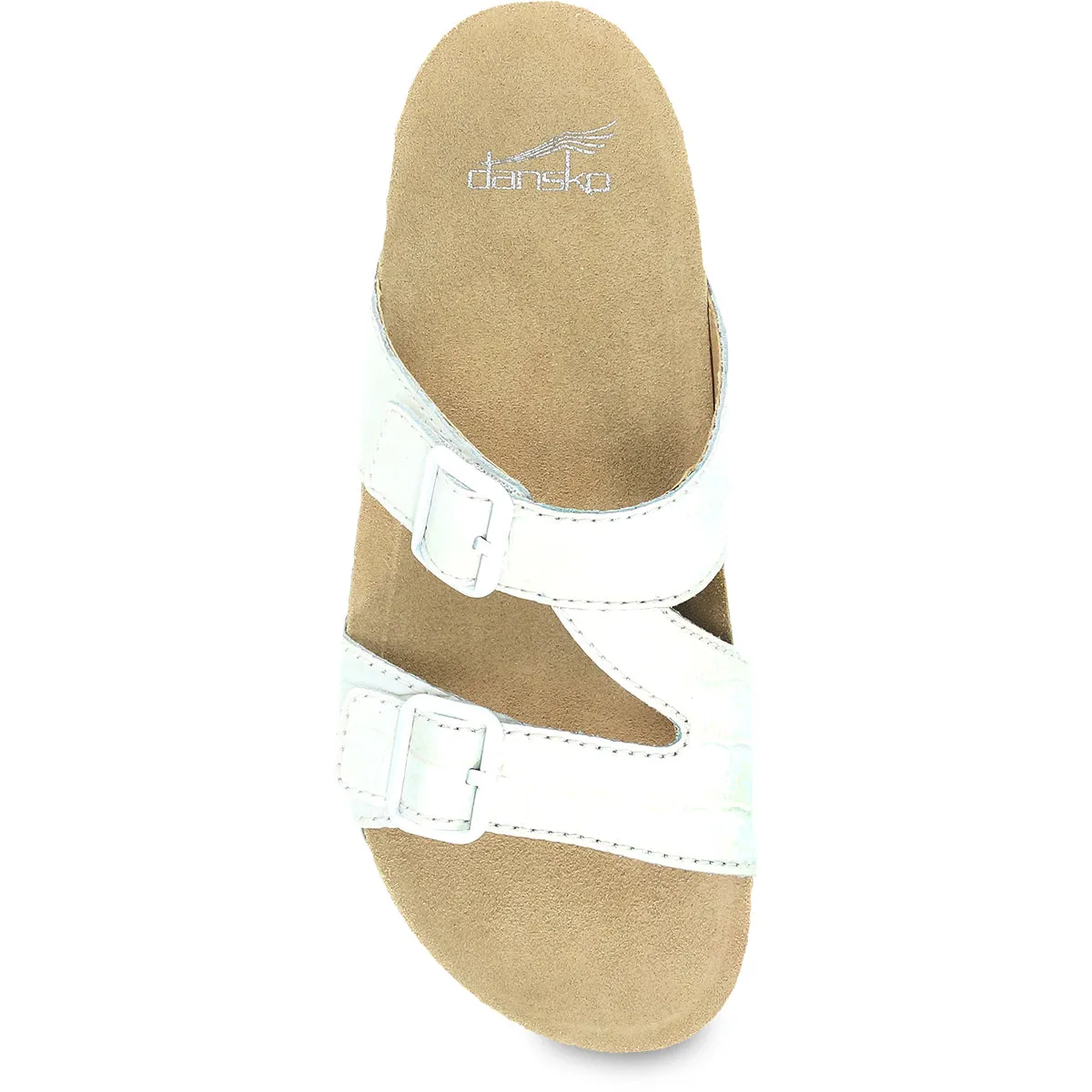 Dansko Dayna Sandal - White Croco