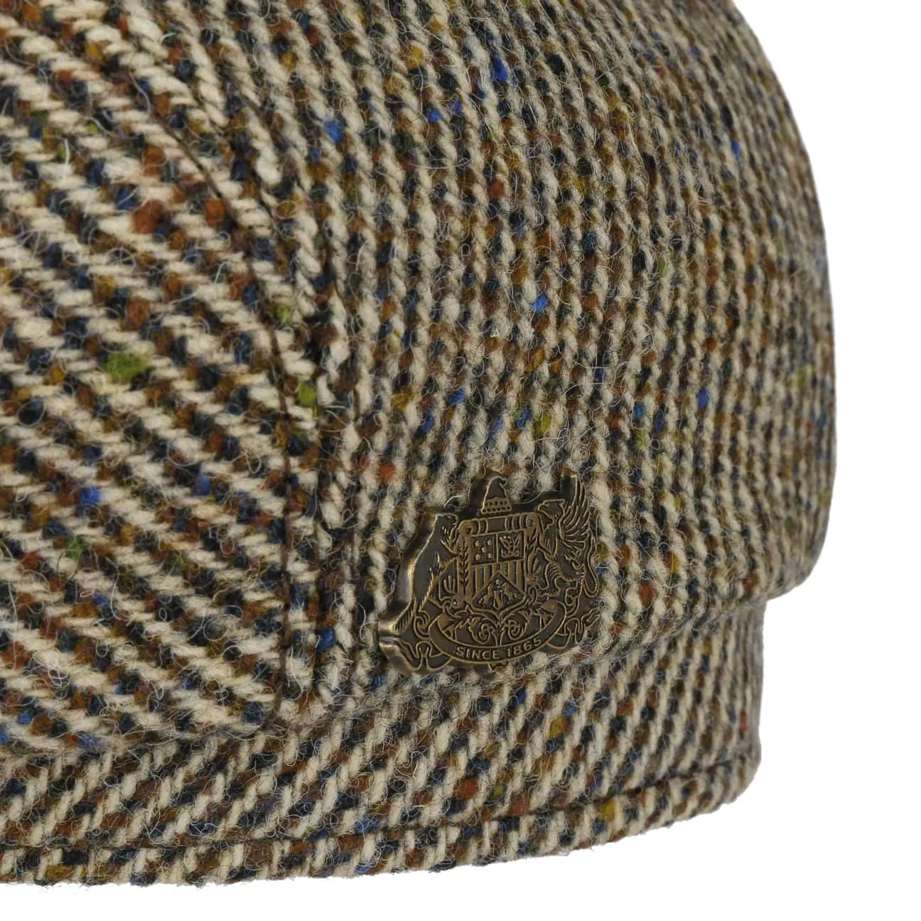 Dennaco Wool Driver Flat Cap by Stetson