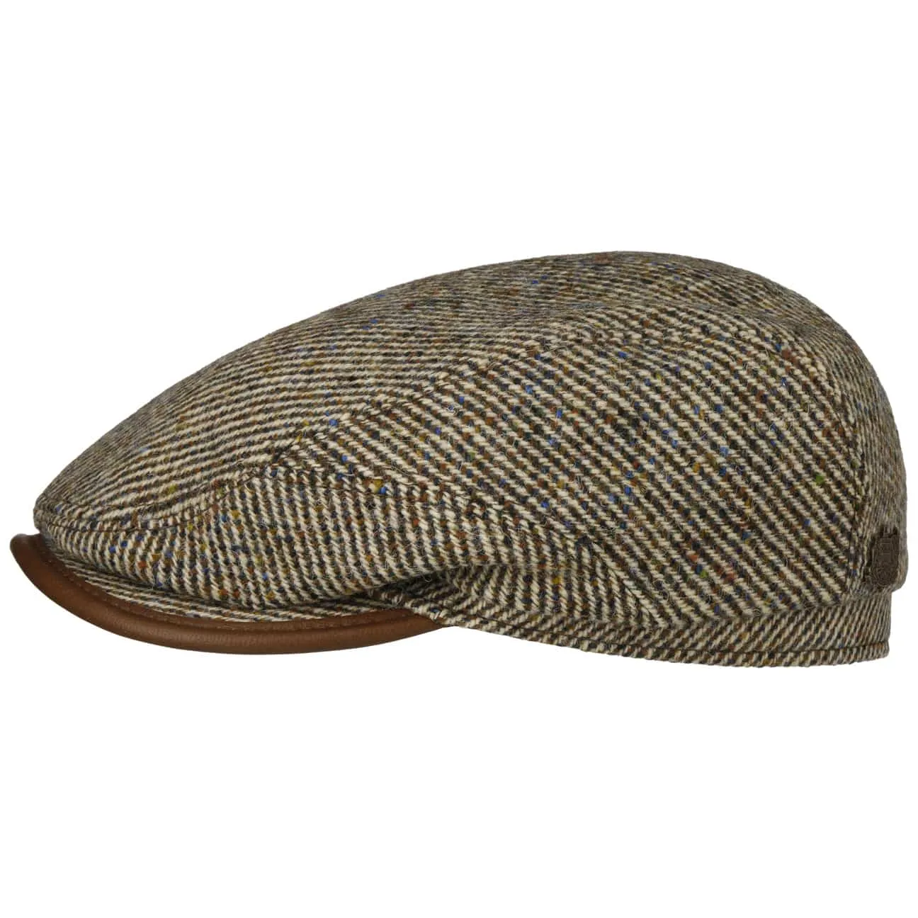 Dennaco Wool Driver Flat Cap by Stetson