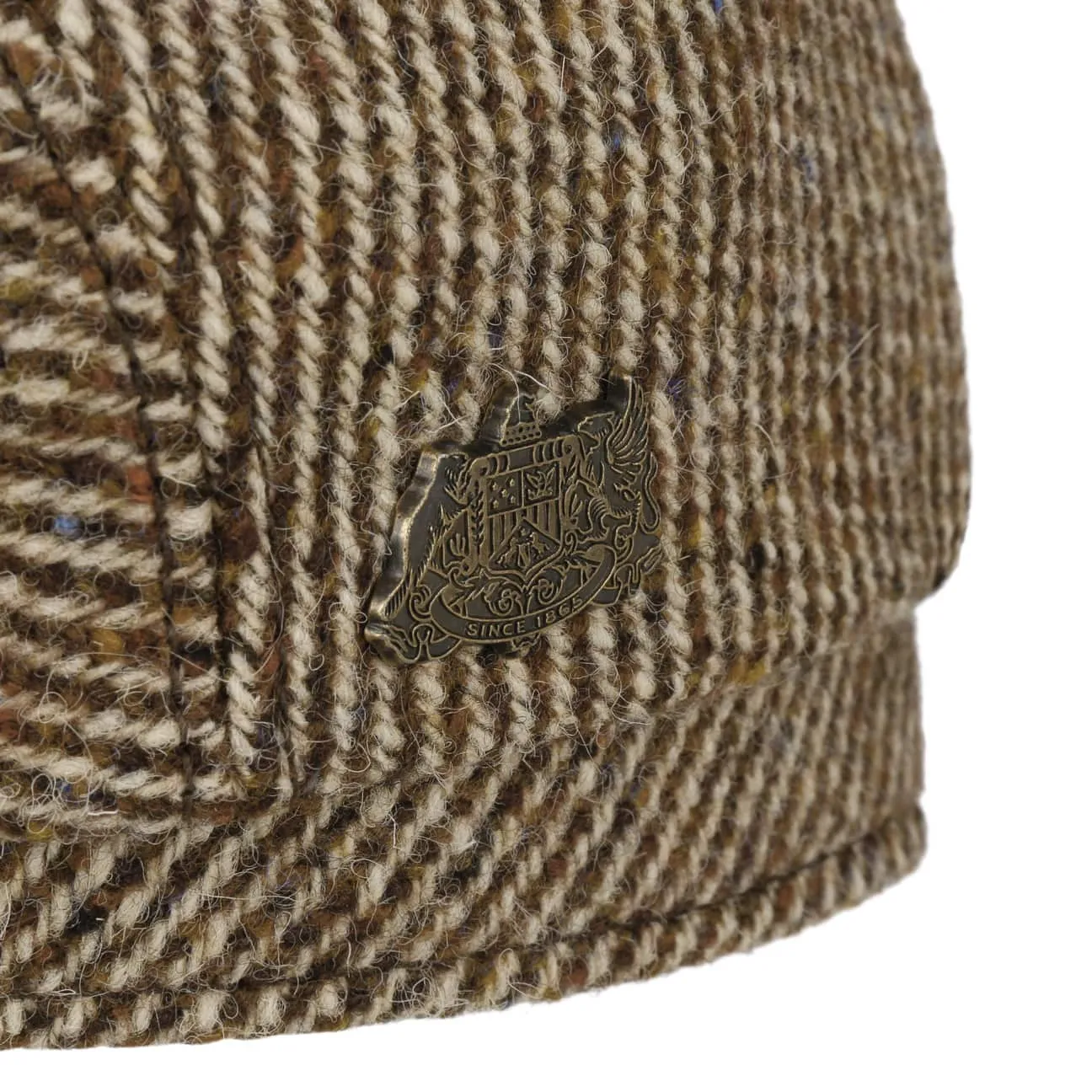 Dennaco Wool Driver Flat Cap by Stetson
