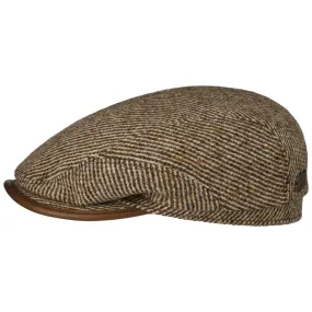 Dennaco Wool Driver Flat Cap by Stetson