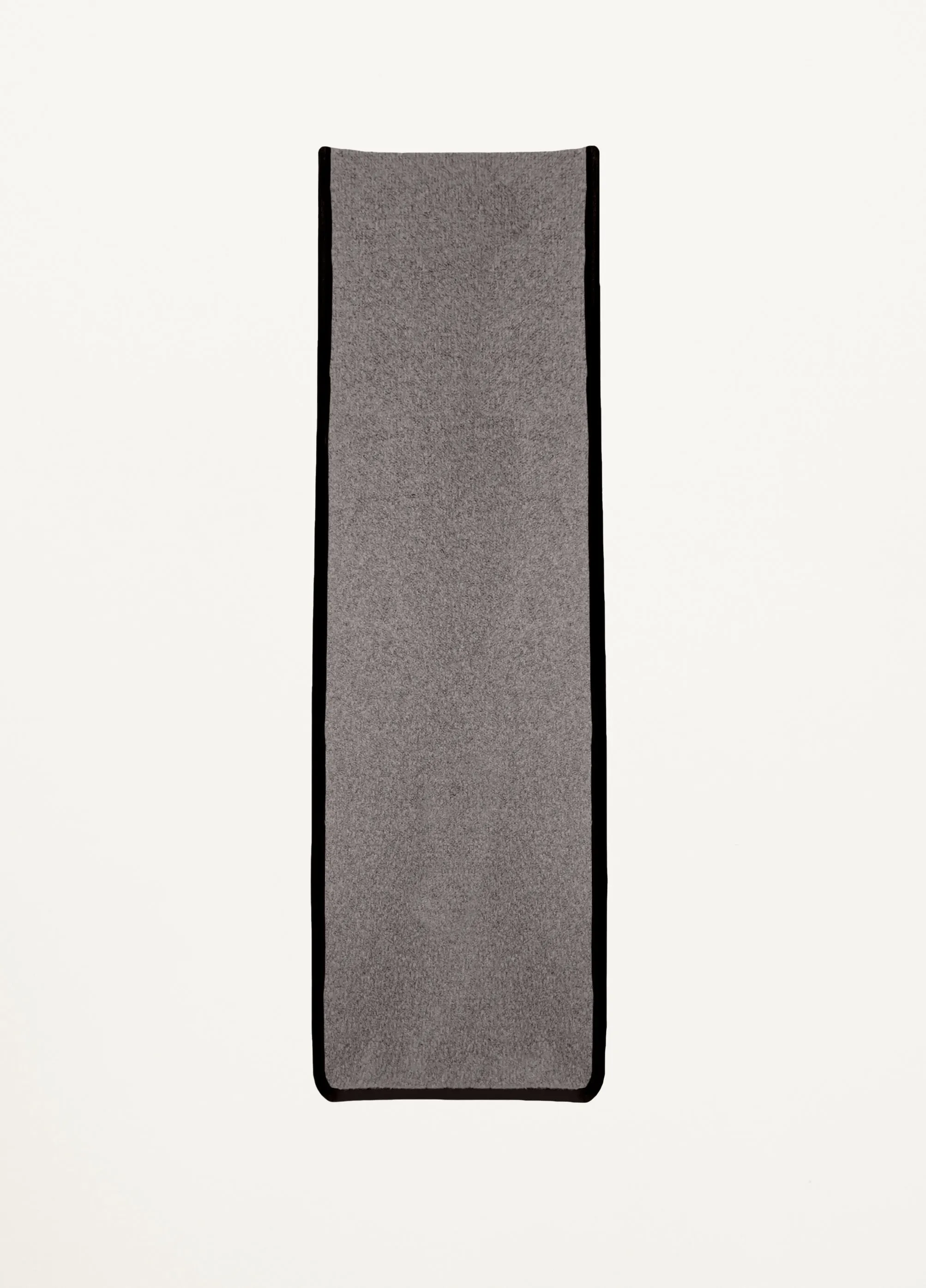 Double Layer Scarf in Mole/Black