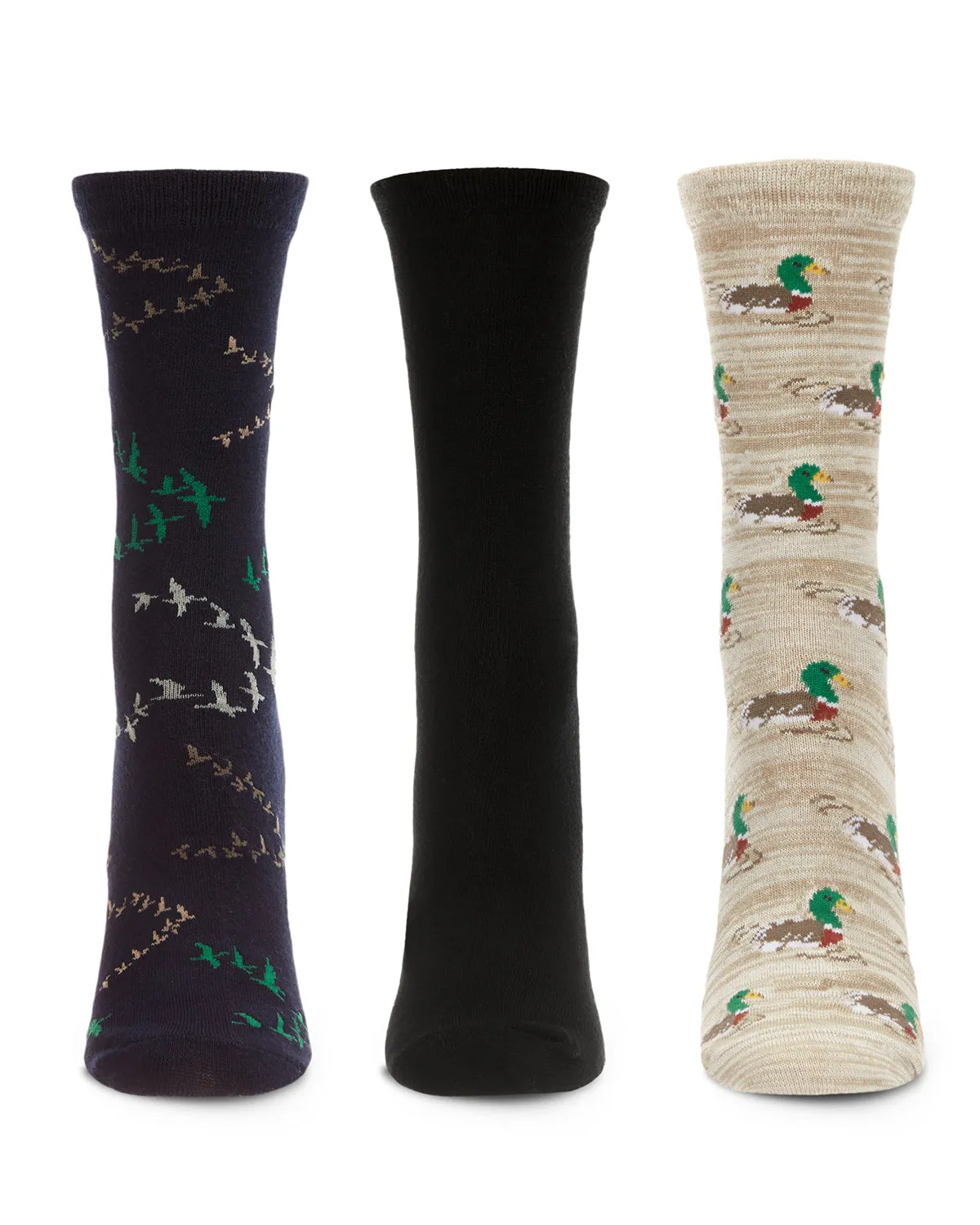 Ducks Bamboo Blend Crew 3 Pair Pack