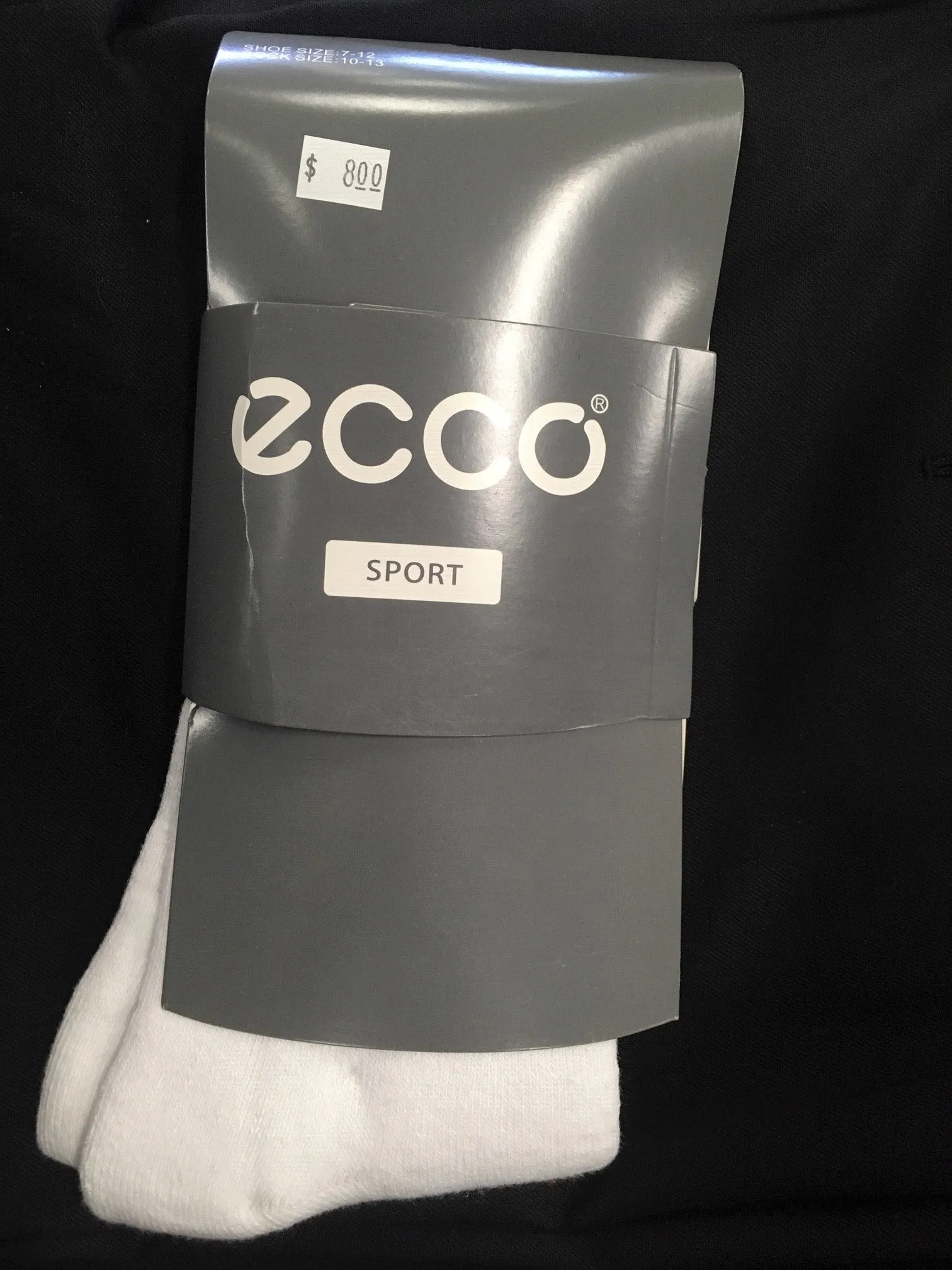 Ecco White Sock